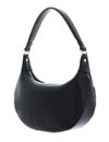 SEIDENFELT MANUFAKTUR Malilla Halfmoon Hobo Bag Black