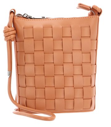 SEIDENFELT MANUFAKTUR Malilla Bucket Crossbody Bag Papaya