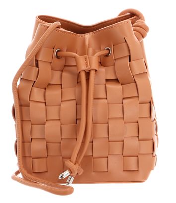 SEIDENFELT MANUFAKTUR Malilla Drawstring Crossbody Bag Papaya