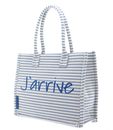 SEIDENFELT MANUFAKTUR Fränsta Shopper Blue / Gold SEIDENFELT MANUFAKTUR Fränsta Shopper Blue / Gold