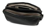 bugatti Bella Shoulder Bag With Double Zip S Black bugatti Bella Shoulder Bag With Double Zip S Black