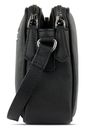 bugatti Bella Shoulder Bag With Double Zip S Black bugatti Bella Shoulder Bag With Double Zip S Black