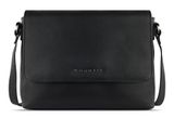 bugatti Bella Shoulder Bag With Flap Black bugatti Bella Shoulder Bag With Flap Black
