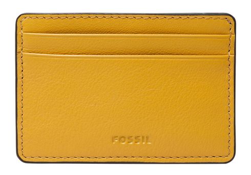 FOSSIL Steven Card Case Mustard