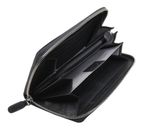 Esquire Viktoria Zip Around Wallet Black Esquire Viktoria Zip Around Wallet Black