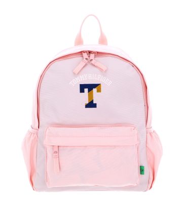 TOMMY HILFIGER Hilfiger Flag Colorful Varsity Backpack Pink Crystal