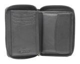 Esquire Duo Zip Around Wallet Black Esquire Duo Zip Around Wallet Black
