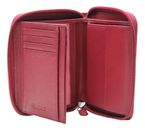Esquire Duo Zip Around Wallet Red Esquire Duo Zip Around Wallet Red