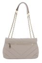 LANCASTER Soft Matelassé Crossbody Bag Beige
