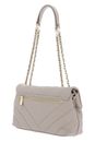 LANCASTER Soft Matelassé Crossbody Bag Beige