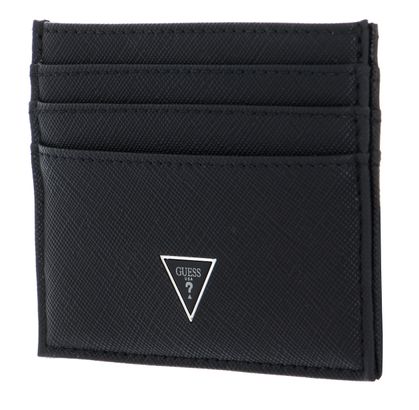 GUESS Certosa Saffiano Smart Card Case Black