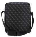 GUESS Vezzola Smart Top Zip Bag Dark Black GUESS Vezzola Smart Top Zip Bag Dark Black