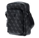 GUESS Vezzola Eco Crossbody Double Dark Black GUESS Vezzola Eco Crossbody Double Dark Black