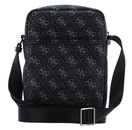 GUESS Vezzola Eco Crossbody Double Dark Black GUESS Vezzola Eco Crossbody Double Dark Black