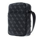 GUESS Vezzola Eco Crossbody Double Dark Black GUESS Vezzola Eco Crossbody Double Dark Black