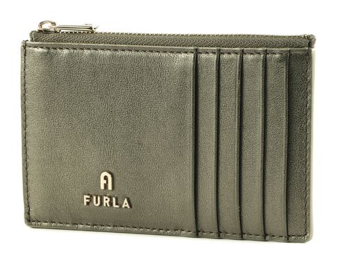 FURLA Camelia Zipped Card Case M Color Gold Bronze