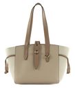 FURLA Net Tote Bag 24 S Fullmoon + Marshmallow + Greige