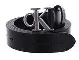 Calvin Klein Round Mono Leather Belt W120 Black Calvin Klein Round Mono Leather Belt W120 Black