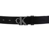 Calvin Klein Round Mono Leather Belt W115 Black Calvin Klein Round Mono Leather Belt W115 Black