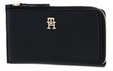 TOMMY HILFIGER TH Feminine Large Slim Wallet Black TOMMY HILFIGER TH Feminine Large Slim Wallet Black