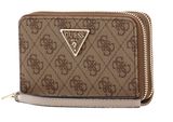 GUESS Laurel Zip Around Wallet M Latte Logo GUESS Laurel Zip Around Wallet M Latte Logo