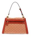 GUESS Stephi Girlfriend Flap Satchel Bag Orange Logo GUESS Stephi Girlfriend Flap Satchel Bag Orange Logo