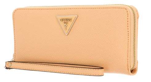 GUESS Laurel Zip Around Wallet L Apricot Cream