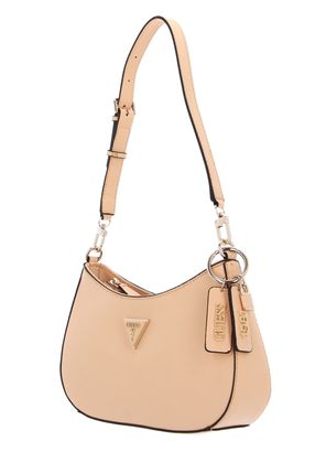 ショルダーバッグ・ポシェット Guess Soft Mesh Shoulder Bag Beige WG898612 HN3A3A57 GUESS Marieke Top Zip Shoulder Bag, Light Beige Logo