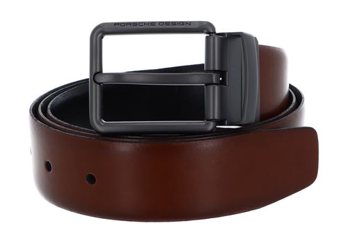 PORSCHE DESIGN Business Belt Reversible 35 W120 Black - Cognac - kürzbar