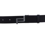 PORSCHE DESIGN Business Belt Icon 35 Chevron W120 Black - shortenable