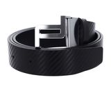 PORSCHE DESIGN Business Belt Icon 35 Carbon W110 Black - shortenable