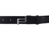 PORSCHE DESIGN Business Belt Icon 35 Carbon W110 Black - shortenable