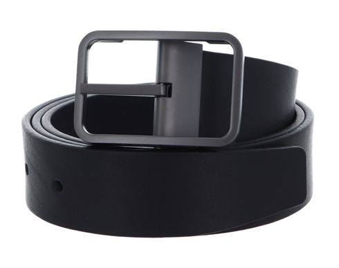 PORSCHE DESIGN Business Belt 35 Oliy W110 Black - shortenable