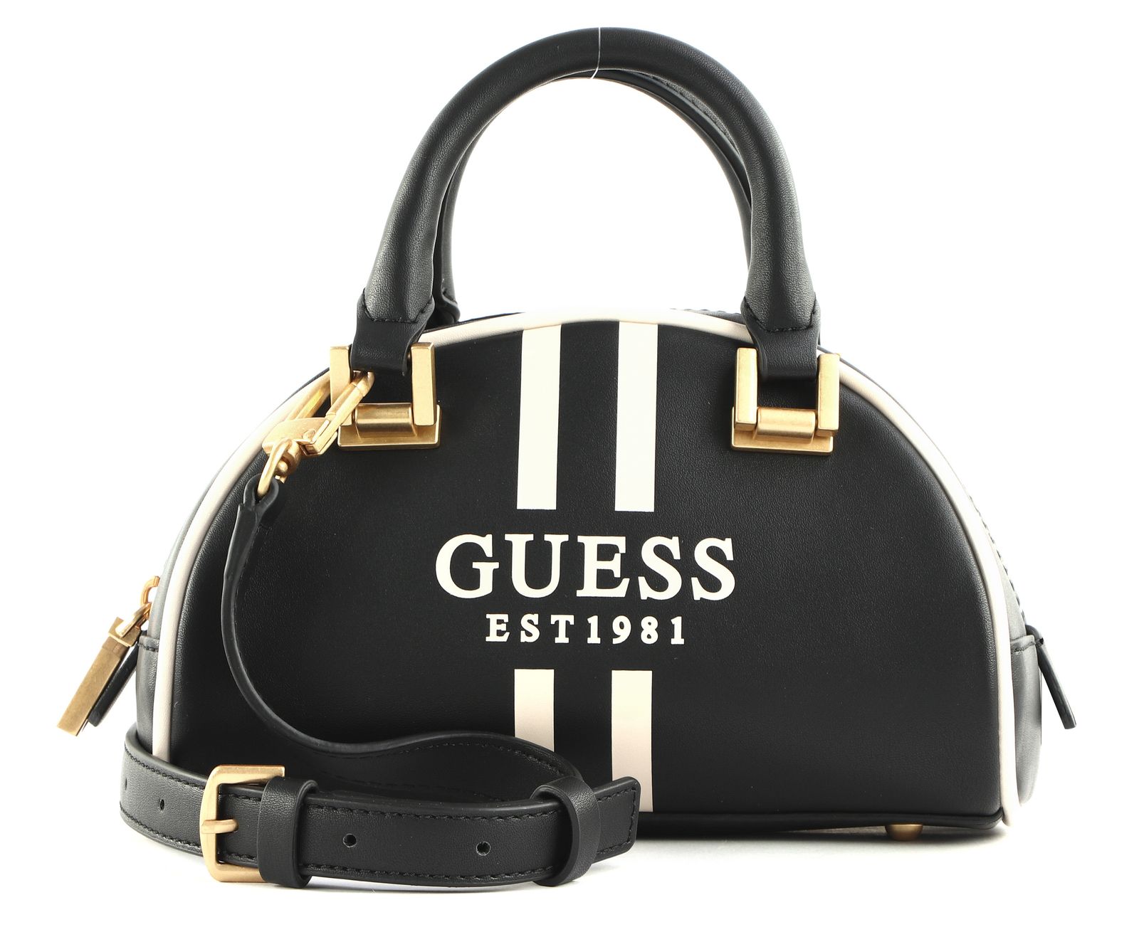 GUESS cross body bag Mildred Mini Bowler Bag Black | Buy bags