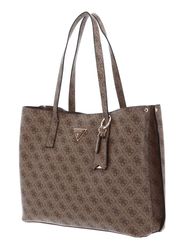 Guess MERIDIAN II GIRLFRIEND SATCHEL - latte logo/bruin