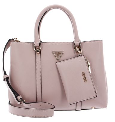 GUESS Eco Craig Girlfriend Satchel Hobo Bag Ash Rose