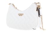 GUESS Eco Mai Top Zip Crossbody Bag White