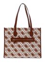 GUESS Silvana Girlfriend Tote Saddle Logo GUESS Silvana Girlfriend Tote Saddle Logo