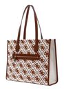 GUESS Silvana Girlfriend Tote Saddle Logo GUESS Silvana Girlfriend Tote Saddle Logo