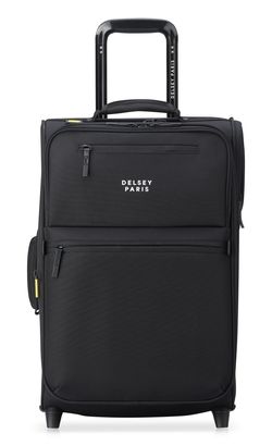 DELSEY PARIS Maubert 2.0 2 Rolls Expandable Cabin Trolley 55 Black