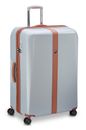 DELSEY PARIS Promenade Hard 2.0 Expandable 4 Double Rolls Trolley L / M / S Silver