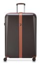 DELSEY PARIS Promenade Hard 2.0 Expandable 4 DR Trolley 82 Chocolate