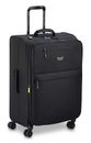 DELSEY PARIS Maubert 2.0 4 Double Rolls Expandable Trolley 69 Black DELSEY PARIS Maubert 2.0 4 Double Rolls Expandable Trolley 69 Black