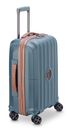 DELSEY PARIS Carrousel 4 Double Rolls Cabine Slim Trolley 55 Ultramarine Blue