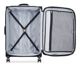 DELSEY PARIS Maubert 2.0 4 Double Rolls Expandable Trolley 79 Black DELSEY PARIS Maubert 2.0 4 Double Rolls Expandable Trolley 79 Black