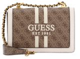 GUESS Abey Flap Crossbody Bag Latte Logo GUESS Abey Flap Crossbody Bag Latte Logo