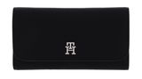 TOMMY HILFIGER TH Emblem Large Flap Wallet Black TOMMY HILFIGER TH Emblem Large Flap Wallet Black