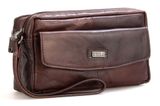 SPIKES & SPARROW Bronco Toiletry Bag Dark Brown