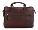 SPIKES & SPARROW Bronco Briefcase Dark Brown SPIKES & SPARROW Bronco Briefcase Dark Brown