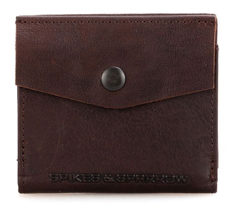 SPIKES & SPARROW Bronco Wallet RFID S Dark Brown